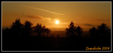 Solnedgang p&aring; Sola